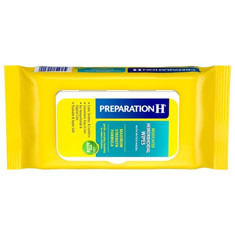 Preparation H Hemorrhoid Wipes with Witch Hazel - 48 Count - Walmart.com
