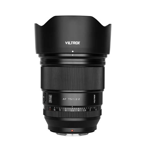VILTROX PRO 75mm F1.2 f/1.2 Z Mount APS-C Prime Lens Autofocus Large ...