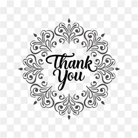 Thank you png text for presentation