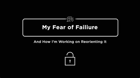 My Fear of Failure & How I'm Working on Reorienting It - Building Rory