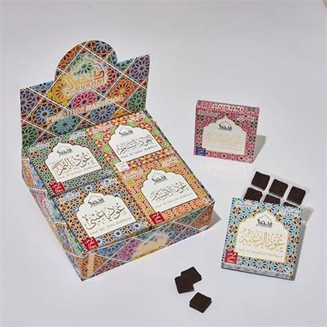 Dukhni Oud Bakhoor Variety Box | 30 Pieces Bakhoor | Gift Set & Refill ...