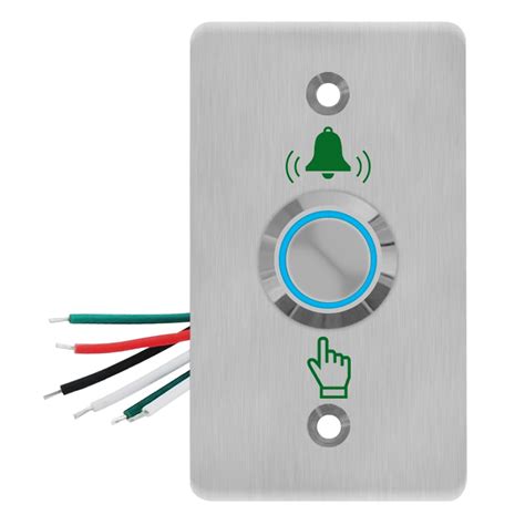 Waterproof Doorbell Button Lighted Push Switch With Led No Nc ...