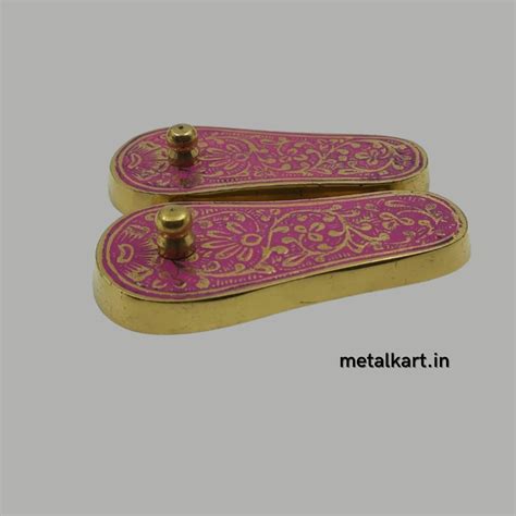 Brass Khadaun Charan Paduka - Punam Metalcrafts