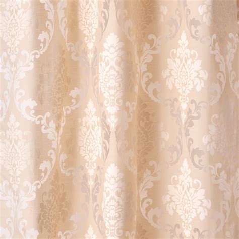 Buy Chanderi Castor Set of 2 Printed Sheer Door Curtains from Home ...