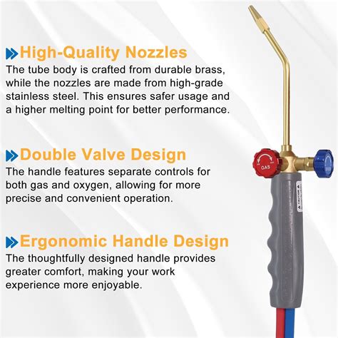 Wadoy Brass Welding Torch Compatible with MAPP and Oxygen India | Ubuy