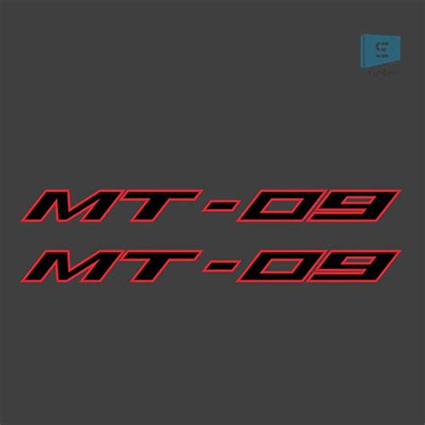 SIGN EVER Yamaha Mt 09 Logo Stickers for Bike Fz Mt 09 Mt 15 Sides ...