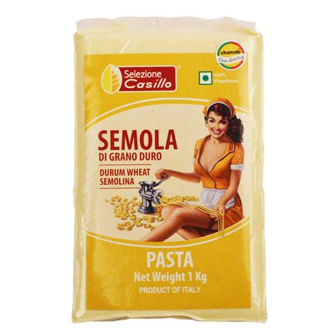 Casillo Durum Wheat Semolina Type Italian Pasta Flour, 1kg : Amazon.in ...