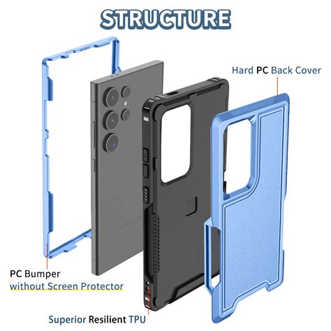 Style F1 For Samsung Galaxy S24 Ultra Case Scratch-resistant PC + TPU ...