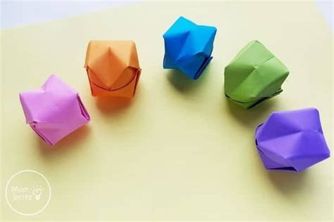 Origami Paper Balloon Tutorial 的图像结果