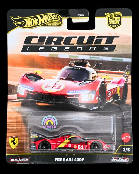 Premium Hot Wheels Ferrari 499P - Circuit Legends (Imported) - Buy At Kinder Logs