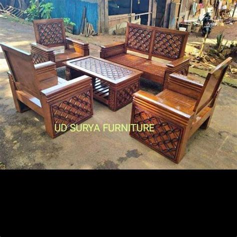 Jual KURSI TAMU TIPE 2111 DAN MEJA KURSI UKIR SILANG KAYU JATI UKIR ...