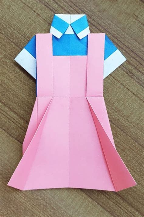 Image result for Origami Paper Dress Tutorial