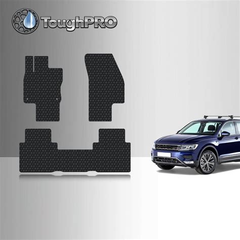 ToughPRO Floor Mats Black For Volkswagen Tiguan 5 Seater All Weather ...