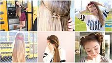 Fast Hairstyles For School by 5 N Easy Back To School Heatless Hairstyles Fast Hairstyles For School