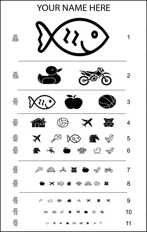 Printable Pediatric Eye Chart 10 Best Free Printable Preschool Eye/eye Exam Color Chart