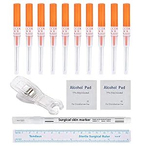 Buy Beautidots 15PCS Catheter Piercing Needles Kits 14G 16G 18G 20G ...