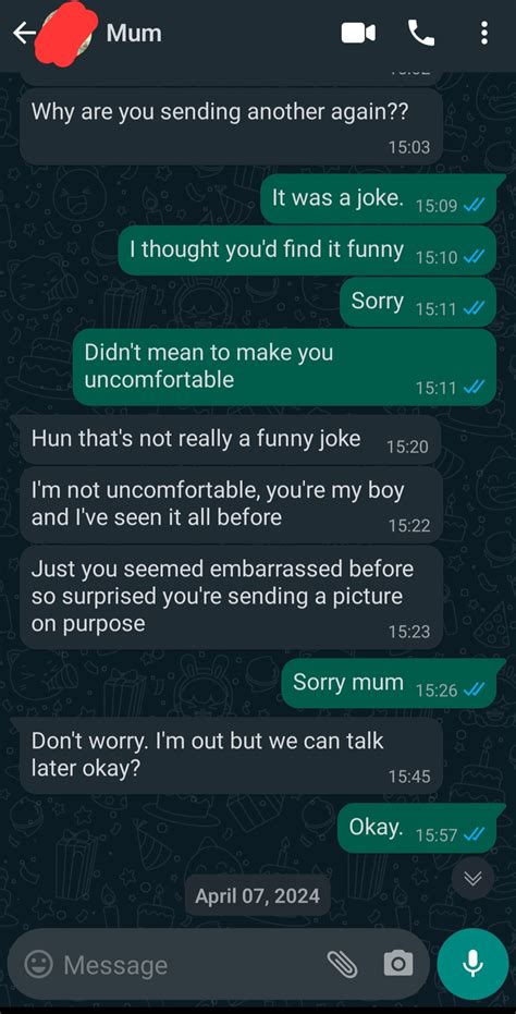 (UPDATE 2) I (19m) sent my mum more nudes and she replied (screenshots ...