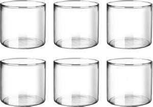 TREO (Pack of 6) Vector 210 Glass Set Water/Juice Glass Price in India ...