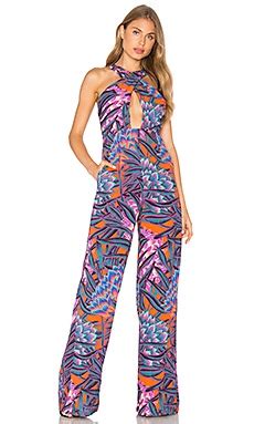 Mara Hoffman Herbarium Cross Front Jumpsuit in Persimmon | REVOLVE