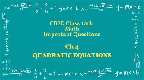 Image result for Class 10 Maths Chapter 4 Important Questions