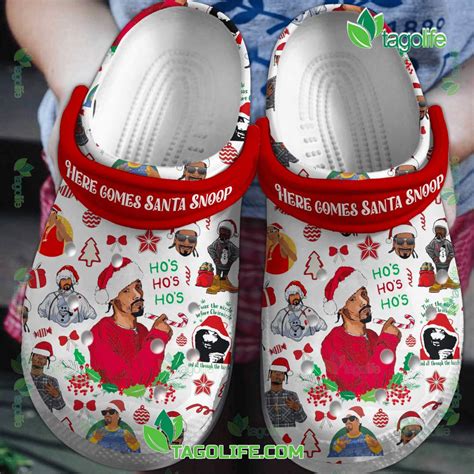 Here Comes Santa Snoop Dogg Crocs Clogs - Tagolife