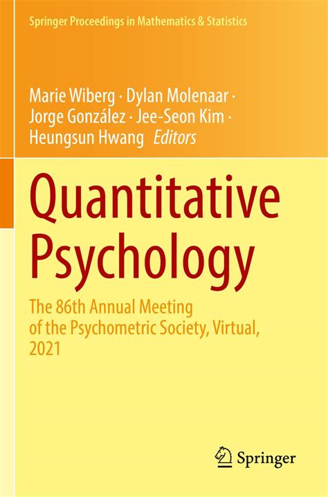 Buy Quantitative Psychology: The 86th Annual Meeting of the ...