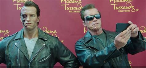 Arnold Schwarzenegger Returns As The Terminator At Madame Tussauds