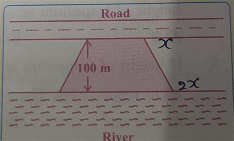 Ravi wants to buy a trapezium shaped field. it's side along the river ...
