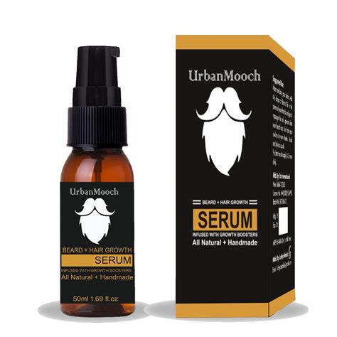 UrbanMooch Beard Growth Serum & Hair Growth Serum 50Ml For Faster Hair ...