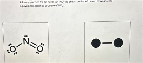Nitrite Ion Lewis Structure