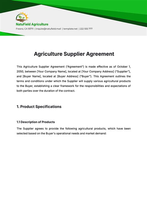 Free Supplier Templates to Edit Online
