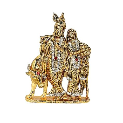 Buy iCraft God Radha and Krishna Statue | Spiritual Showpiece Figurine ...