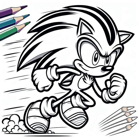 Super Sonic Coloring Pages