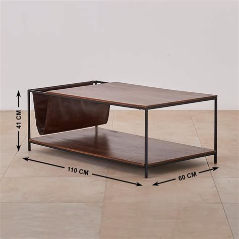 Buy Ajax Coffee Table - Brown from Home Centre at just INR 34995.0