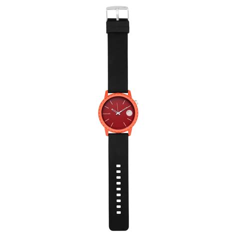 Buy Online Fastrack Quartz Analog Red Dial Silicone Strap Watch for ...