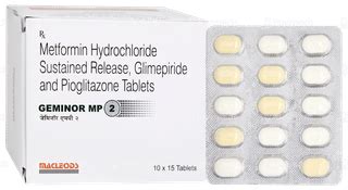 Geminor Mp 2 Tablet 15: Uses, Side Effects, Price & Substitutes