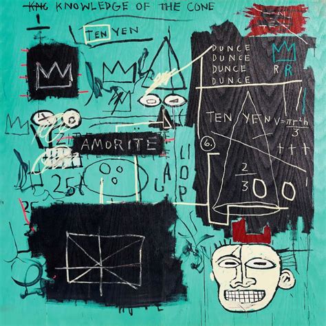Double Pi - Jean-Michel Basquiat - Neo Expressionist Painting - Art ...