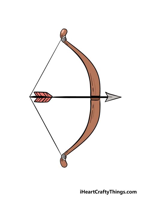 Bow Drawing - How To Draw A Bow Step By Step!