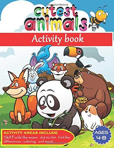 Buy Cutest animals - activity book -mazes ° dot to dot ° find the ...