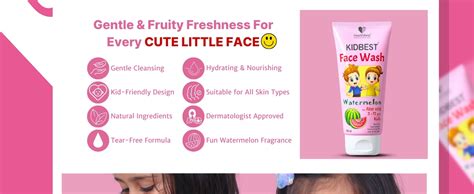HealthBest Kids Multivitamin Face Wash - Natural, Non-Toxic 100ml ...