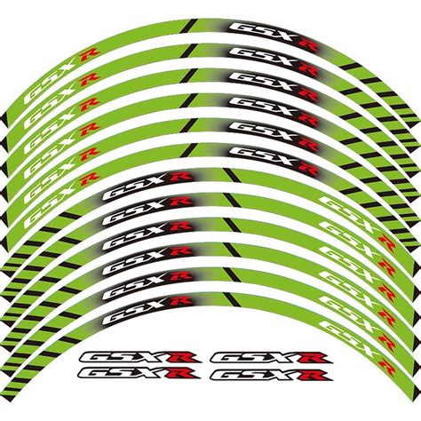 Buy Wheel Rim Motorcycle Wheel Front Rear Rim Wheel Reflective Sticker ...