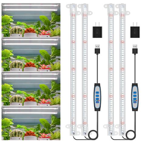 Amazon.com : Wiaxulay LED Plant Grow Light Strips, 6000K Full Spectrum ...
