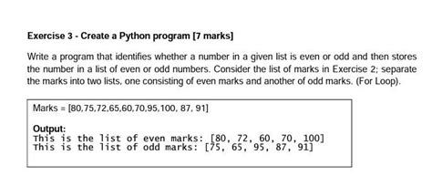 Image result for Python Program That Accepts a List of Marks