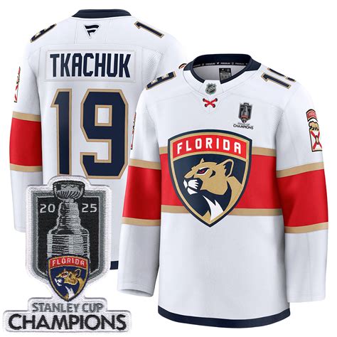 Matthew Tkachuk Florida Panthers White Away Premium Jersey
