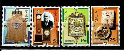 Antique Clocks – Malta 1995 – Stamp Digest