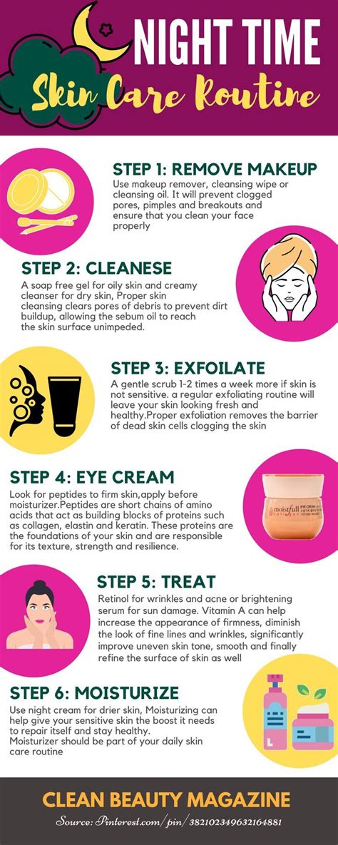 Image result for Night Time Face Routine