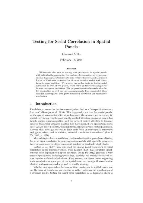 Image result for Testing for Serial Correlation