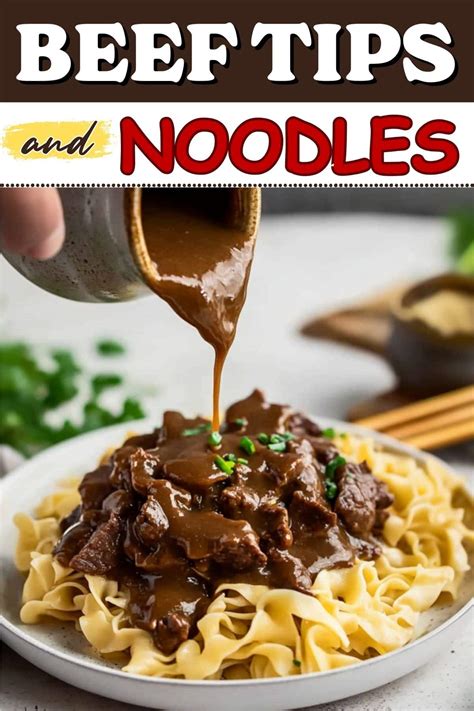 Beef Tips and Noodles - Insanely Good