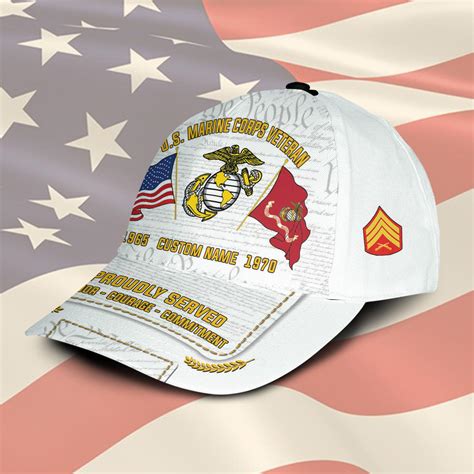 US Marine Corps, E 3 Marines Lance Corporal – Classic Cap – Proud US ...