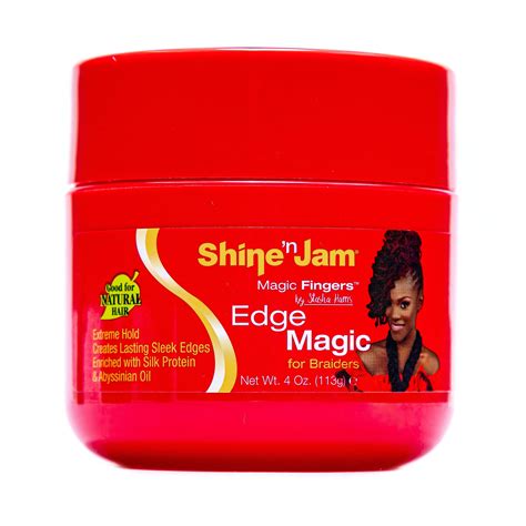 Ampro Shine 'n Jam® Magic Fingers® Edge Magic Gel, Frizz Control, 4 oz ...